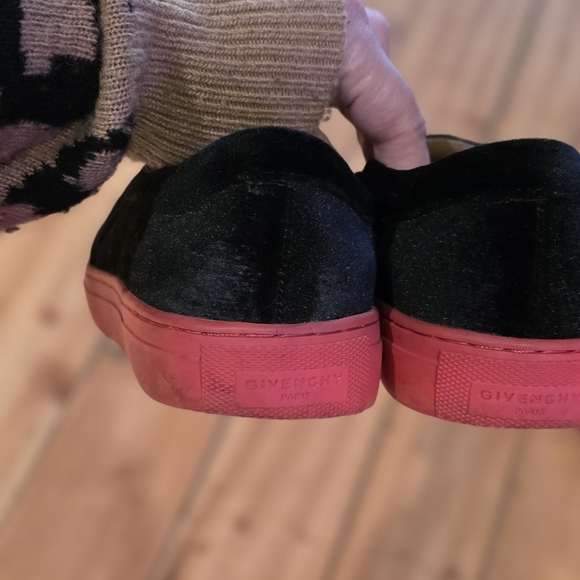 Givenchy Black Embellished Loafers with Pink Soles - Picture 4 of 5